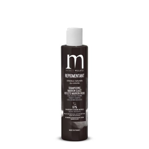 Shampoing Repigmentant Marron glacé - reflets marron froid de la marque Mulato Contenance 200ml