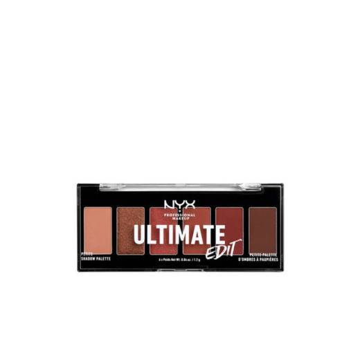 Petite palette fards à paupières Ultimate edit Warm neutrals (6x1.2g) de la marque NYX Professional Makeup Gamme Ultimate Contenance 7g