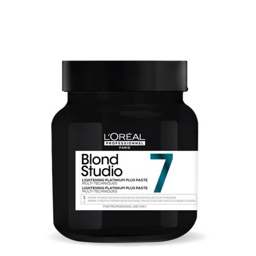 Pâte décolorante platinium plus Blond Studio 7 de la marque L'Oréal Professionnel Gamme Blond Studio Contenance 500g
