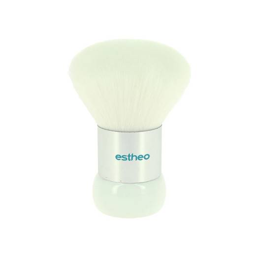 Pinceau anti-poussière Blanc & Argent de la marque Estheo