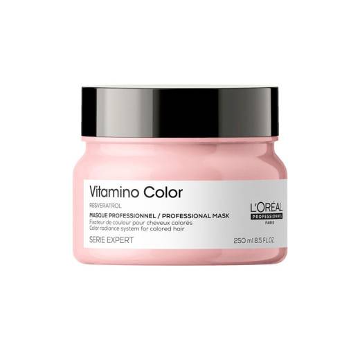 Masque cheveux colorés Vitamino Color de la marque L'Oréal Professionnel Gamme Série Expert Contenance 250ml