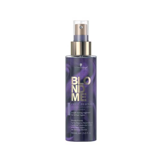 Spray baume neutralisant BlondMe de la marque Schwarzkopf Professional Contenance 150ml