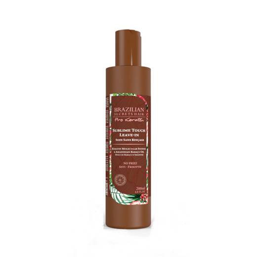Crème sans rinçage Sublime Touch - Pro Keratin de la marque Brazilian Secrets Hair Contenance 200ml
