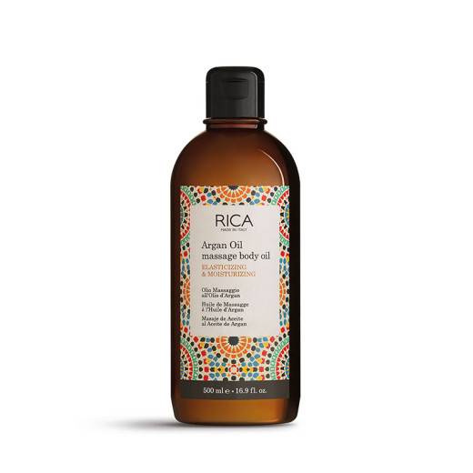 Huile de massage à l'huile d'Argan de la marque Rica Contenance 500ml