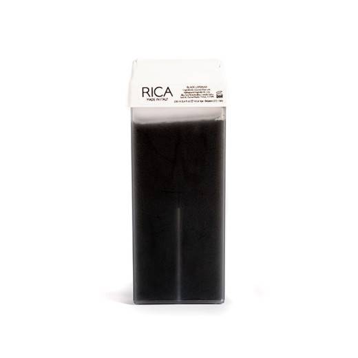 Cartouche cire liposoluble noire charbon végétal de la marque Rica Contenance 100ml