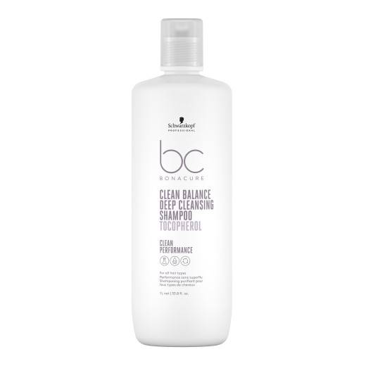 Shampooing Purifiant Clean Balance Deep Cleasing de la marque Schwarzkopf Professional Contenance 1000ml