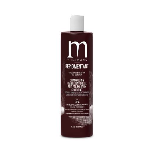 Repigmentant shampooing ombre naturelle (marron) de la marque Mulato Gamme Repigmentants Contenance 500ml