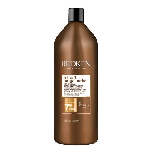 Après-shampoing technique nourrissant All Soft Mega Curls de la marque Redken Contenance 1000ml