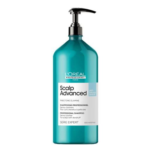Shampoing dermo-clarifiant anti-pelliculaire Scalp Advanced de la marque L'Oréal Professionnel Contenance 1500ml