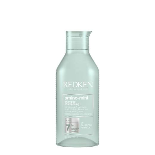 Shampooing Amino-Mint racines grasses pointes sèches de la marque Redken Gamme Scalp Relief Contenance 300ml
