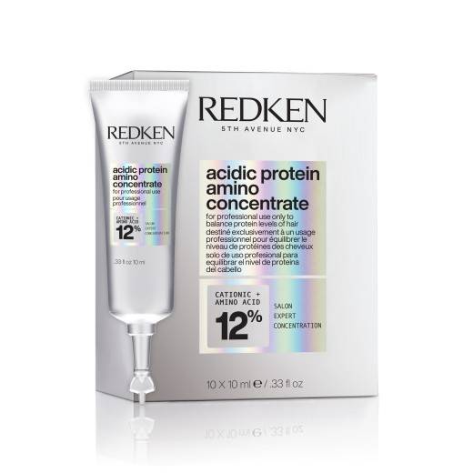 Acidic Protein Amino Concentrate 10 x 10 ml de la marque Redken