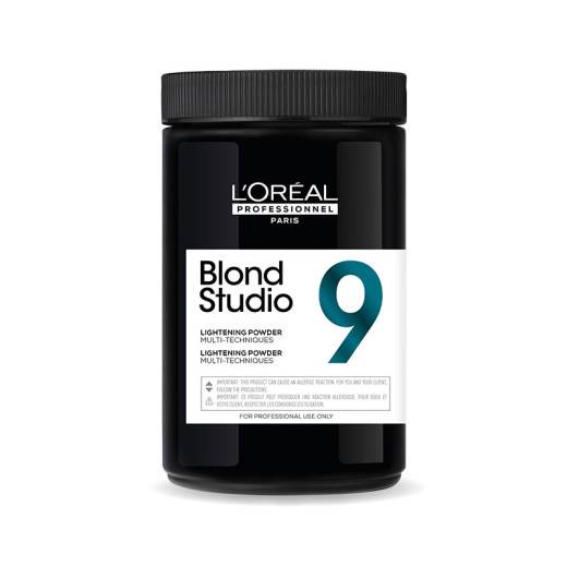 Poudre décolorante multi-techniques Blond Studio 9 tons de la marque L'Oréal Professionnel Contenance 500g