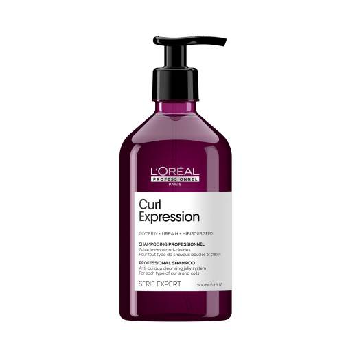 Gelée Lavante Anti-Résidus Curl Expression de la marque L'Oréal Professionnel Gamme Série Expert Contenance 500ml