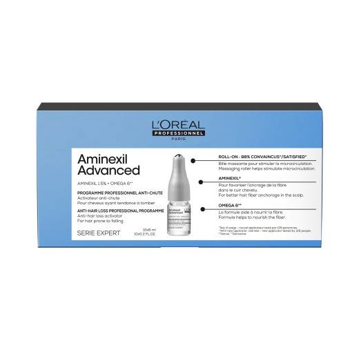 Activateur anti-chute Aminexil Advanced de la marque L'Oréal Professionnel Gamme Série Expert Contenance 60ml