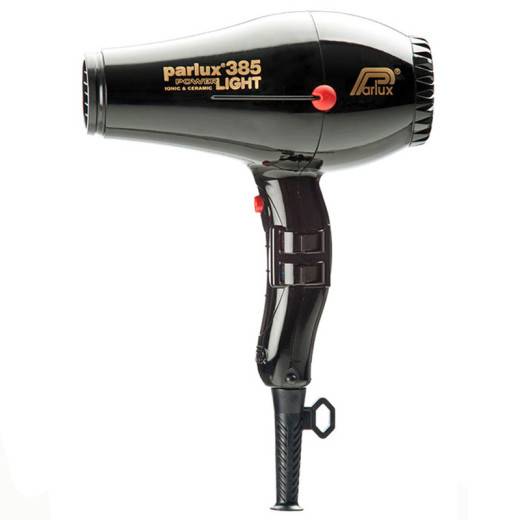 Sèche-cheveux ionique et céramique Powerlight 385 noir 2150w de la marque Parlux Gamme Power Light 385