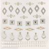 Décors adhésifs pour ongles Losange - Jewel