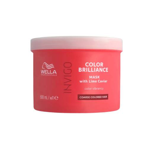 Masque couleur éclatante cheveux épais et colorés de la marque Wella Professionals Gamme Invigo Contenance 500ml