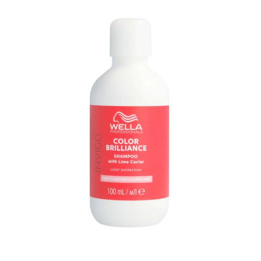 Shampoing cheveux colorés et fins à moyens Color Brilliance de la marque Wella Professionals Gamme Invigo Contenance 100ml