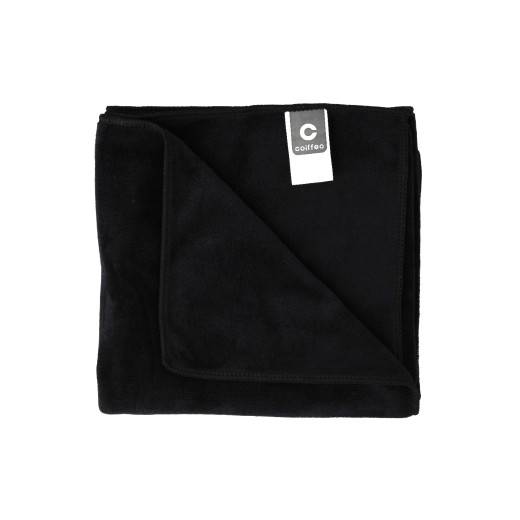 SERVIETTE MICROFIBRE 80X50CM NOIRE X10