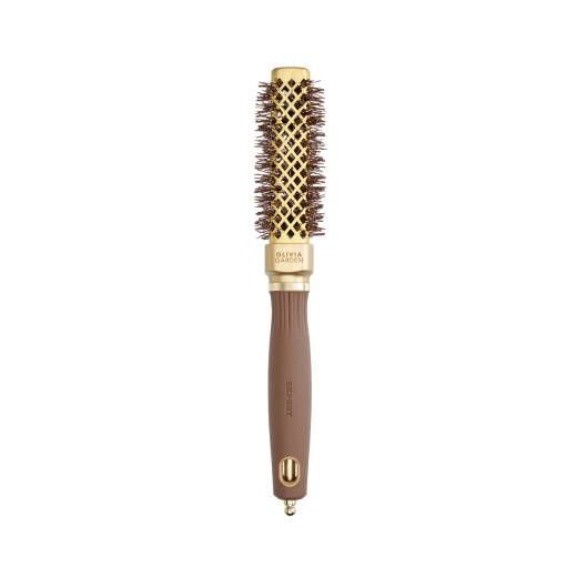 Brosse brushing Expert Blowout Straight Wavy Bristle Gold&Brown 20mm de la marque Olivia Garden