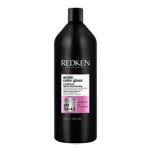 Après-shampoing nourrissant Acidic Color Gloss de la marque Redken Gamme Coils and Curls Contenance 1000ml