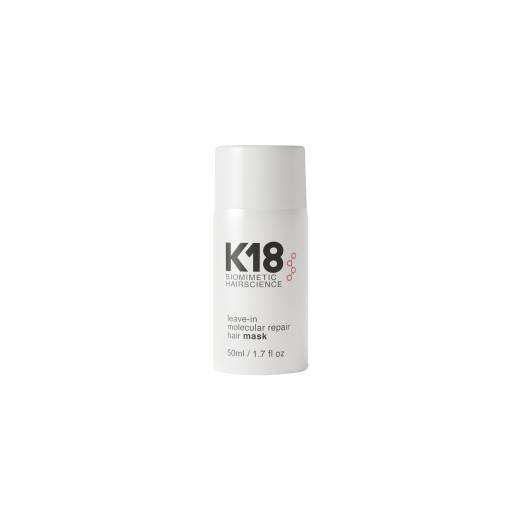 Masque sans rinçage réparation moléculaire Hair Mask de la marque K18 Biomimetic HairScience Contenance 50ml