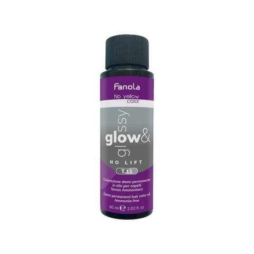 Toner .11 Anti-Jaunissement Cendre de la marque Fanola Gamme Glow & Glossy Contenance 60ml
