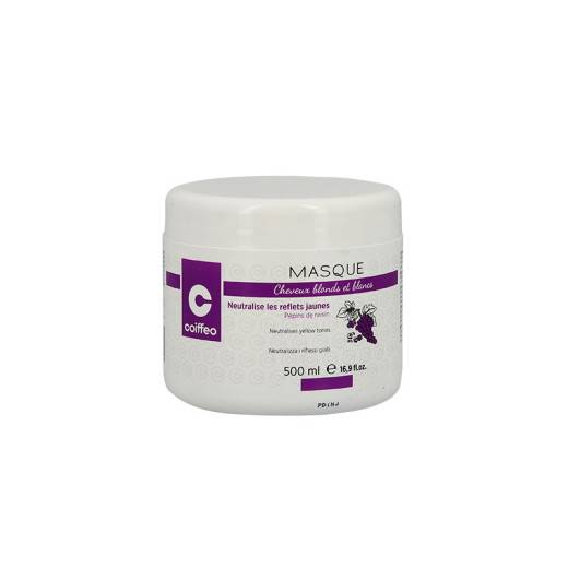 Masque déjaunisseur de la marque Coiffeo Contenance 500ml