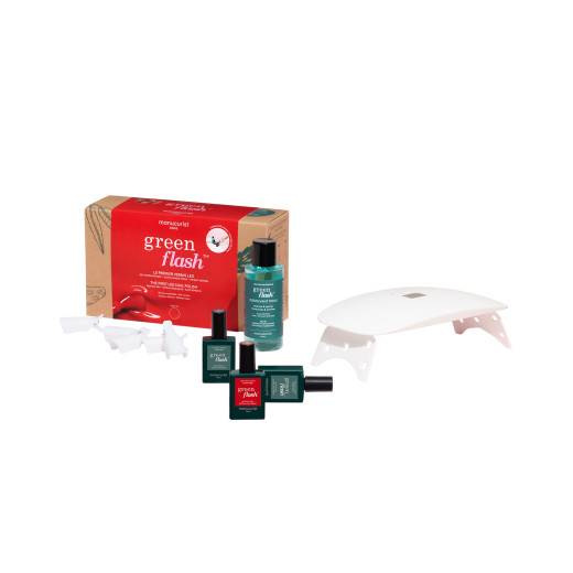 Coffret routine Green Flash™ 24W Poppy Red (6 produits) de la marque Manucurist Contenance 15ml