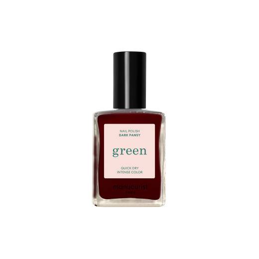 Vernis à ongles Green™ Dark Pansy de la marque Manucurist Contenance 15ml