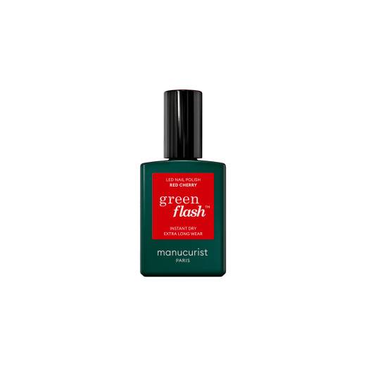 Vernis semi-permanent Green Flash™ Red Cherry de la marque Manucurist Contenance 15ml