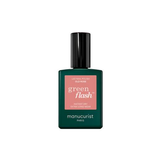 Vernis semi-permanent Green Flash™ Old Rose de la marque Manucurist Contenance 15ml