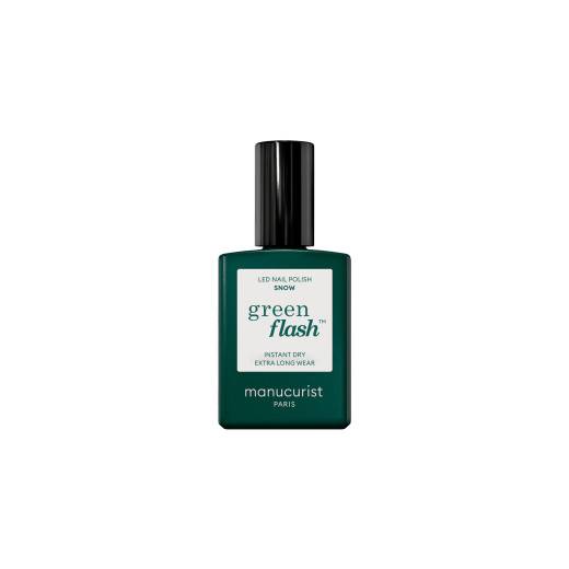 Vernis semi-permanent Green Flash™ Snow de la marque Manucurist Contenance 15ml