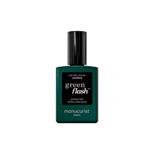 Vernis semi-permanent Green Flash™ Licorice de la marque Manucurist Contenance 15ml