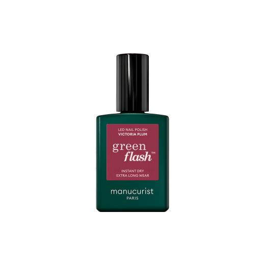 Vernis semi-permanent Green Flash™ Victoria Plum de la marque Manucurist Contenance 15ml