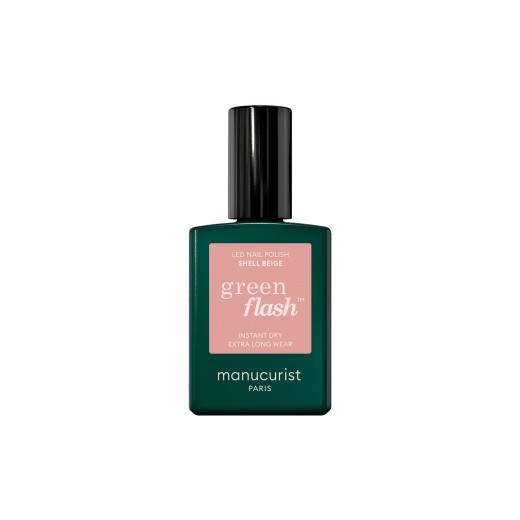 Vernis semi-permanent Green Flash™ Shell Beige de la marque Manucurist Contenance 15ml