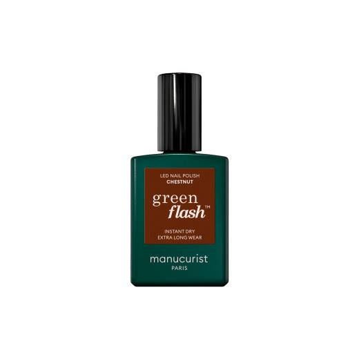 Vernis semi-permanent Green Flash™ Chestnut de la marque Manucurist Contenance 15ml