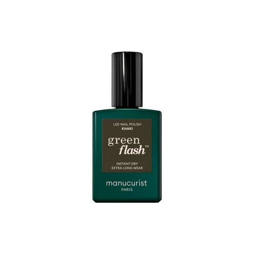 Vernis semi-permanent Green Flash™ Khaki de la marque Manucurist Contenance 15ml