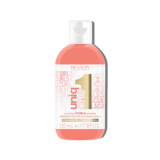 Shampooing Tout-en-Un UniqOne™ Cheveux Bouclés de la marque Revlon Contenance 230ml