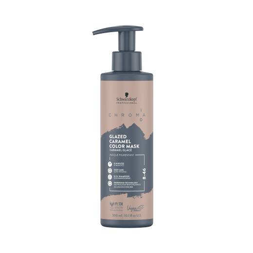 Masque pigmentant ChromaID 8-46 Caramel Glacé de la marque Schwarzkopf Professional Contenance 300ml