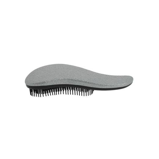 Brosse démêlante à paillettes Silver de la marque Coiffeo