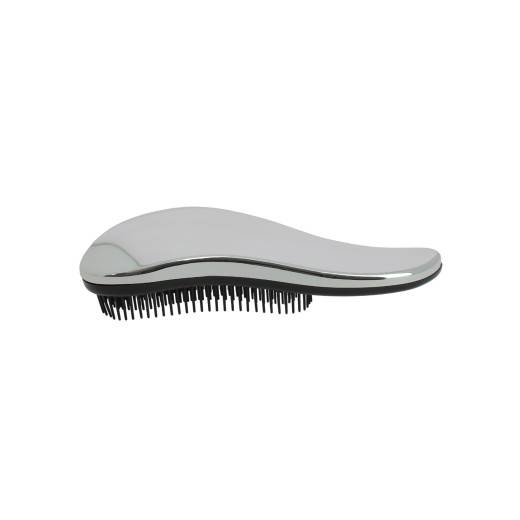 Brosse démêlante Silver chromé de la marque Coiffeo