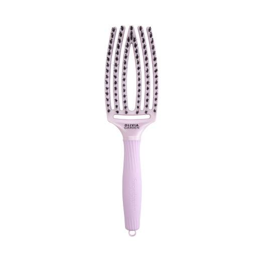 Brosse démêlante Fingerbrush Ethereal Lavend - Care Iconic Boar&Nylon de la marque Olivia Garden