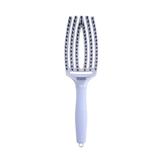 Brosse démêlante Fingerbrush Polar Blue - Care Iconic Boar&Nylon de la marque Olivia Garden