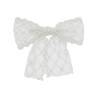 Barette cheveux avec noeud blanc