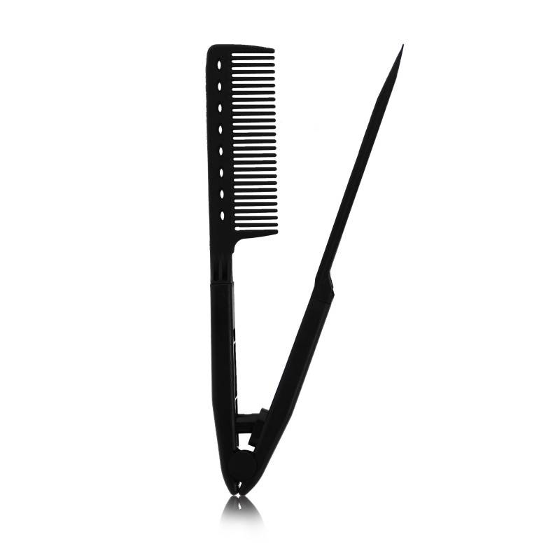 Peigne à Lisser Antistatique Type V - Pour Démêler Et Lisser Les Cheveux Sans électricité Statique
