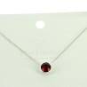 Collier Siam orné de cristaux Swarovski Rouge