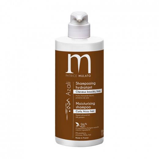 Mulato Shampooing hydratant Azali - Cheveux bouclés & frisés 500ml, Shampoing naturel