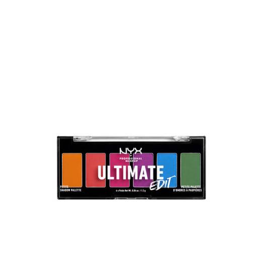 Petite palette fards à paupières Ultimate edit Brights (6x1.2g) de la marque NYX Professional Makeup Gamme Ultimate Contenance 7g