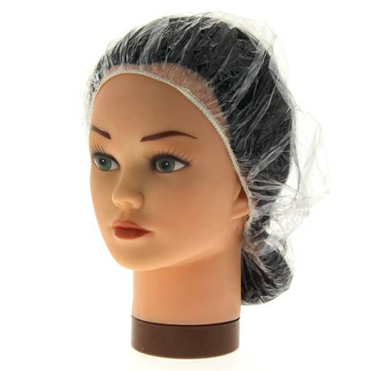 Bonnet De Douche - Lot 100 Bonnets Jetables Plastique Protection Cheveux